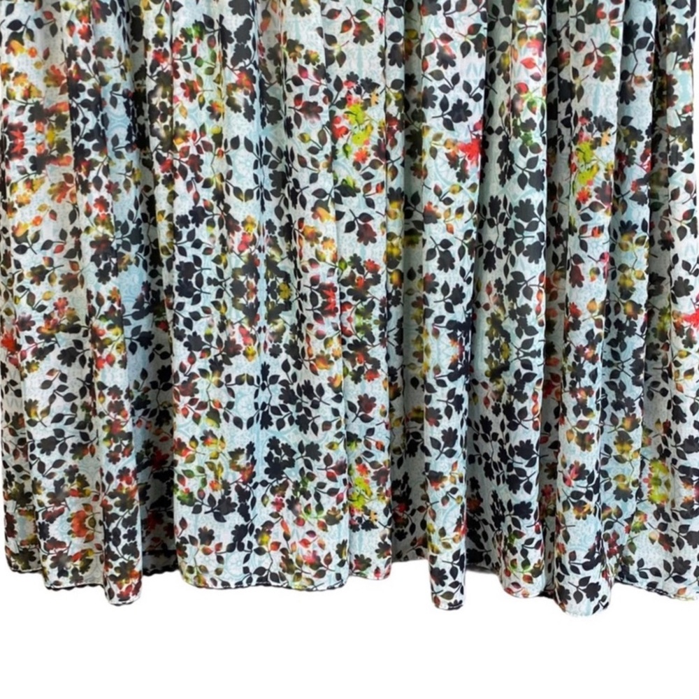 Anthropologie Bhanuni by Javoti Libra Floral Dress Size 4 - Picture 13 of 16